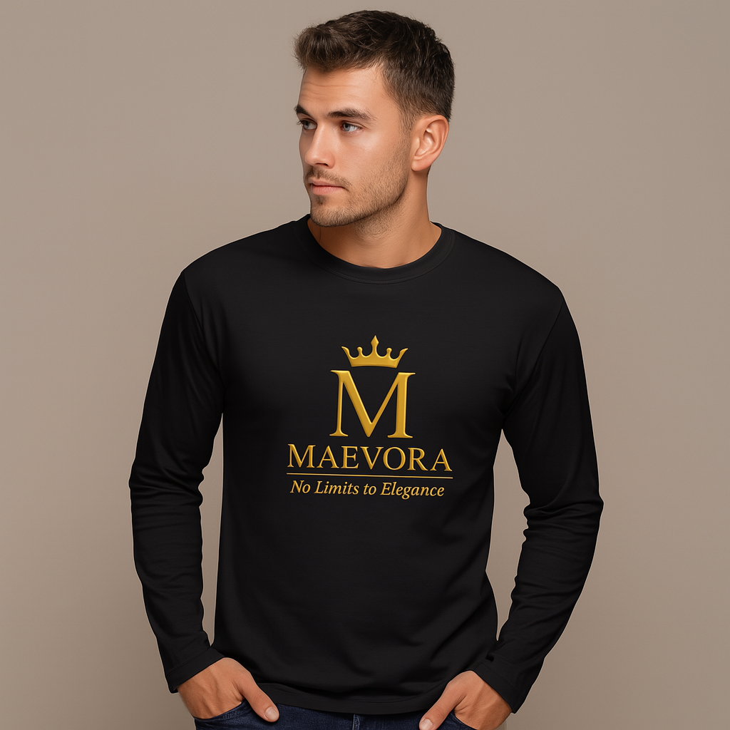 T-Shirt Unisex Manica Lunga ETEREA – Maglia a Maniche Lunghe MAEVORA