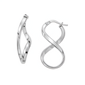 MAEVORA LOOP Earrings • 14K White Gold