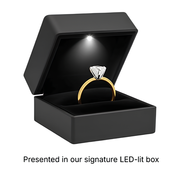 MAEVORA CUSHION Solitaire Ring · 3.00 CT · Lab-Grown Diamond · IGI