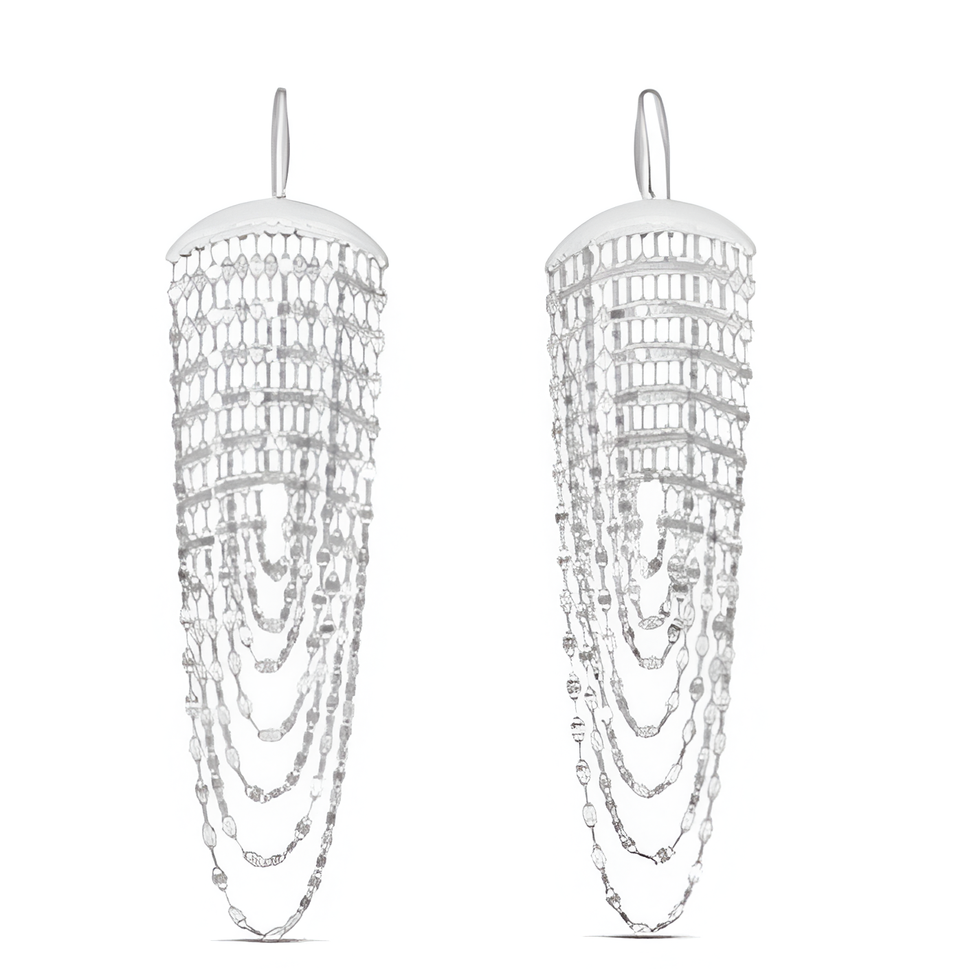MAEVORA VEIL Earrings · Sterling Silver